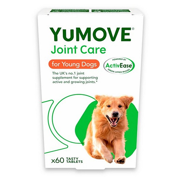 YUMOVE Young Dog  με Χονδροϊτίνη και Γλυκοσαμίνη 60τεμ
