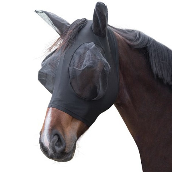 KERBL Μάσκα για Μύγες FinoStretch Πρόσωπο + Αυτιά  (pony) Μαύρο