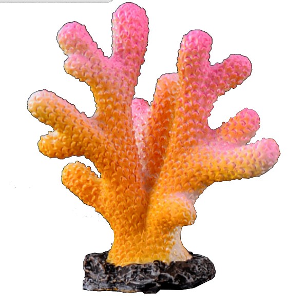 Διακοσμητικό Ενυδρείου Κοράλλι Πορτοκαλί Ροζ 4.7xY5.4cm