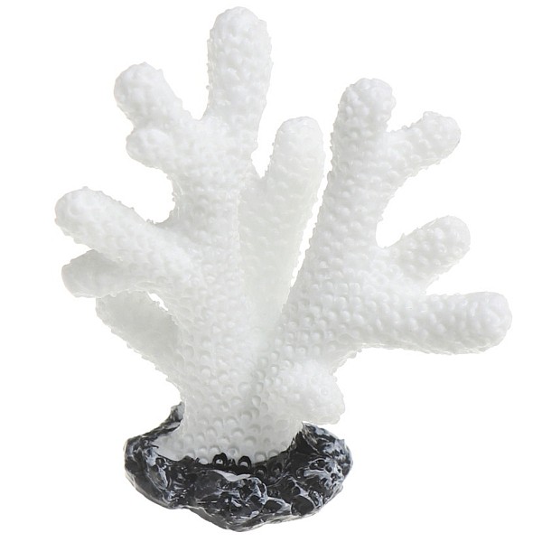 Διακοσμητικό Ενυδρείου Κοράλλι Άσπρο 4.6xY5.3cm