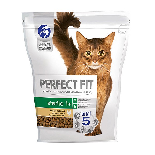 Perfect Fit Sterile 1+ Ξηρά Τροφή για Ενήλικες Στειρωμένες Γάτες με Κοτόπουλο 1.4kg 