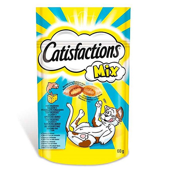 Catisfactions Mix Σολομός Τυρί 60gr