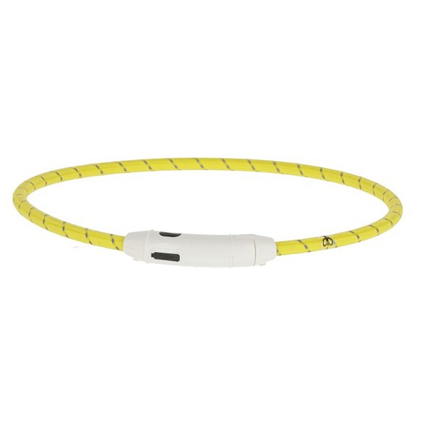  LED Collar Maxi Safe Κίτρινο 65cm 10 mm