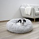 Kerbl Μαξιλάρι Σκύλου Cosy Bed Fluffy Ø60cm Ύψος 18cm light grey