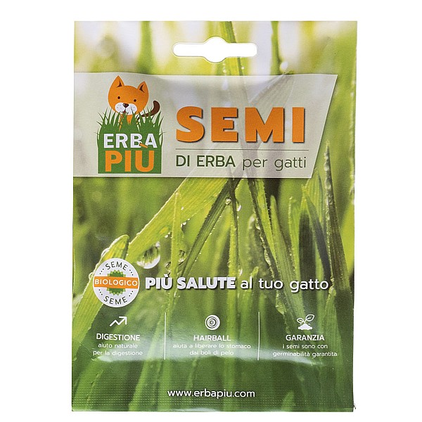 ERBA PIU ®  Σπόροι Γρασίδι για Γάτες Σακουλάκι 40gr