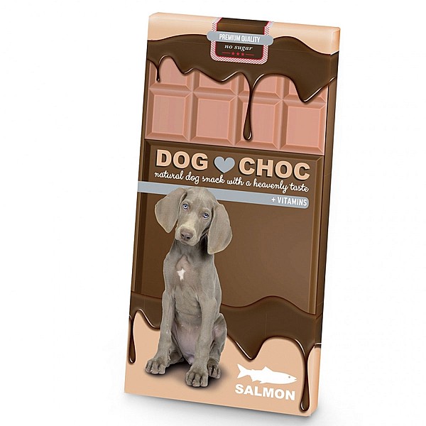 Σοκολάτα Σκύλου Με Σολομό 100γρ