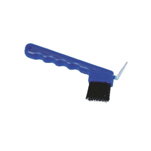 kerbl Αγκύλη Καθαρισμού Οπλής Αλόγου Πλαστική Με Βουρτσάκι (χρώμα μπλε)