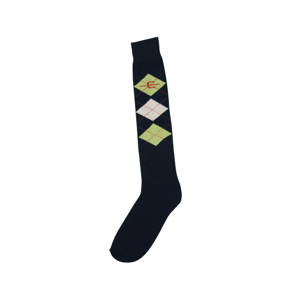 Κάλτσες Ιππασίας Μέχρι το Γόνατο Χρώμα Ναυτικό Μπλε / Πράσινο Ανοιχτό / Λευκό Νο 38  έως  40