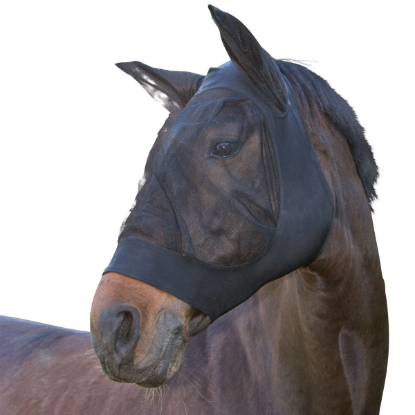 KERBL Μάσκα για Μύγες FinoStretch Πρόσωπο + Αυτιά  (pony) Μαύρο