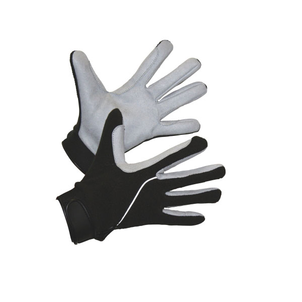 Γάντια Ιππασίας FleecTec Μέγεθος L Χρώμα Μαύρο / Γκρι