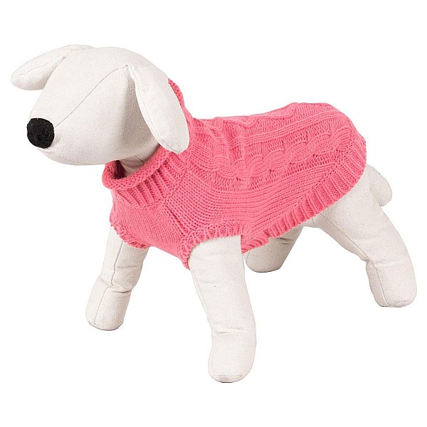 Πουλόβερ Σκύλου 25cm Ροζ