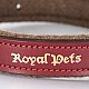 KERBL Περιλαίμιο Βόλτας Σκύλου Royal Pets 25mm x 38-46cm Καφέ Κόκκινο