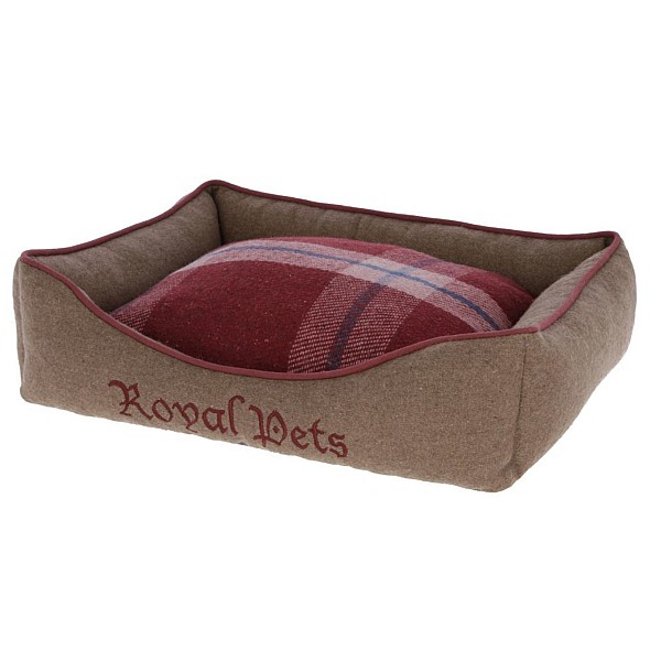 KERBL Cosy Bed Royal Pets 60x50x17cm, brown/red