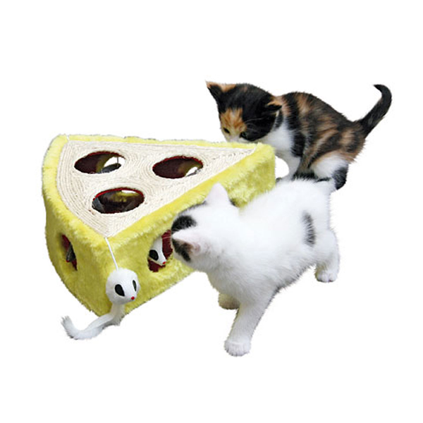 Kerbl Παιχνίδι Γάτας Τυρί Sisal Διαστάσεις 28x28x10 εκ.