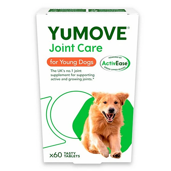 Lintbells YUMOVE Young Dog  με Χονδροϊτίνη και Γλυκοσαμίνη 60τεμ