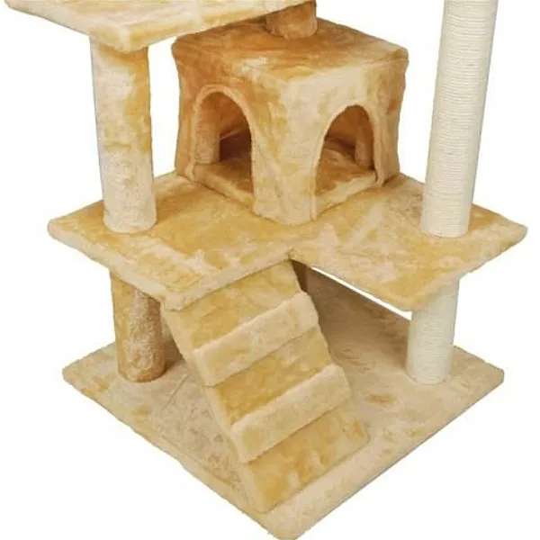 Γατόδεντρο 9 Επίπεδα Beige 49x49xY170