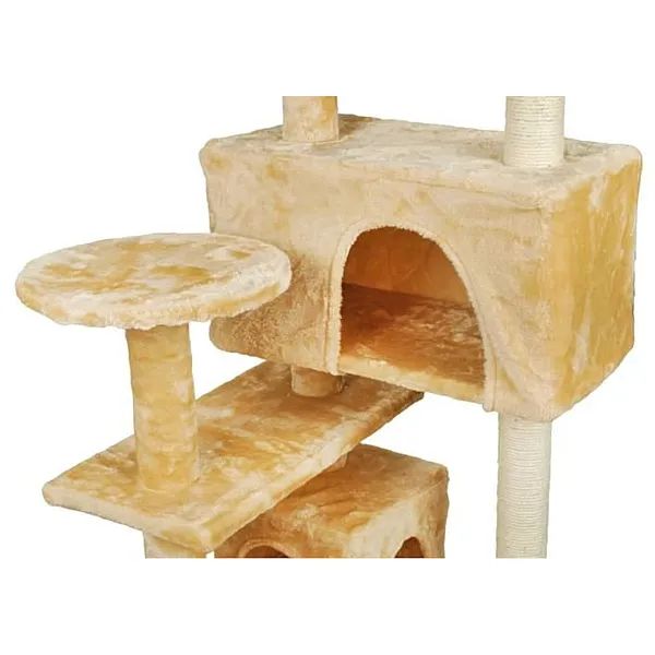 Γατόδεντρο 9 Επίπεδα Beige 49x49xY170