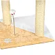 Γατόδεντρο 5 Επίπεδα Μπεζ 40x66xY110cm