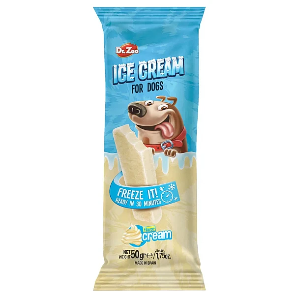 Παγωτό Σκύλου Dr. Zoo Helado με Γεύση Κρέμα 50gr