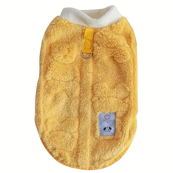 Epigasos Μπλούζα Fleece για Σκύλους 19cm yellow