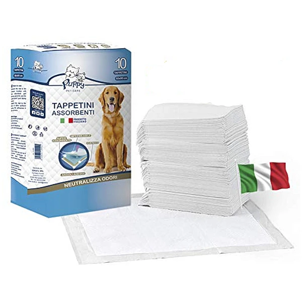 Puppy Pet Care Επιδαπέδιες πάνες  60x60cm 10 τμχ