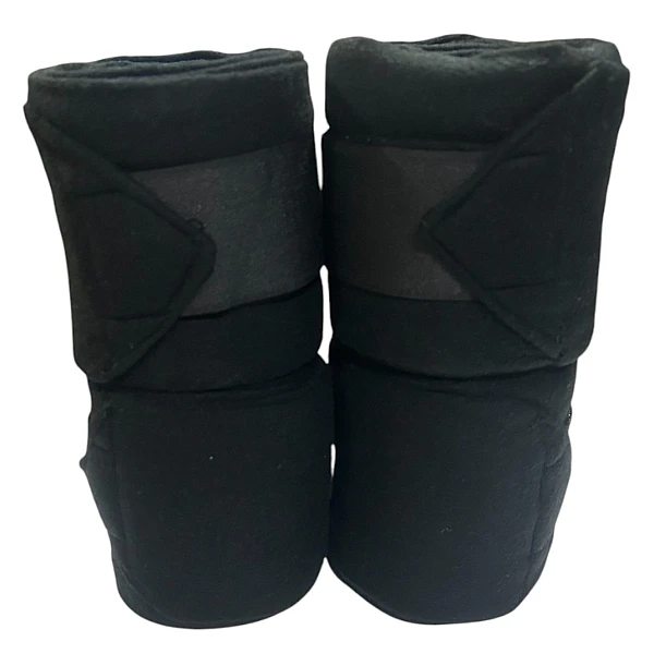 Epigasos Επίδεσμοι Αλόγου Fleece 4 τεμ Μήκος 3m Πλάτος 10cm Μαύροι