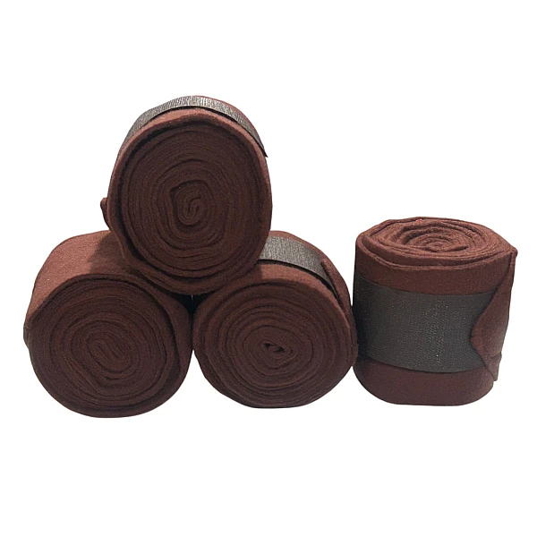 Epigasos Επίδεσμοι Αλόγου Fleece 4 τεμ Μήκος 3m Πλάτος 10cm Καφέ