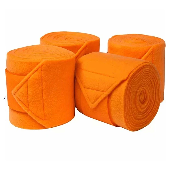Epigasos Επίδεσμοι Αλόγου Fleece 4 τεμ Μήκος 3m Πλάτος 10cm Πορτοκαλί