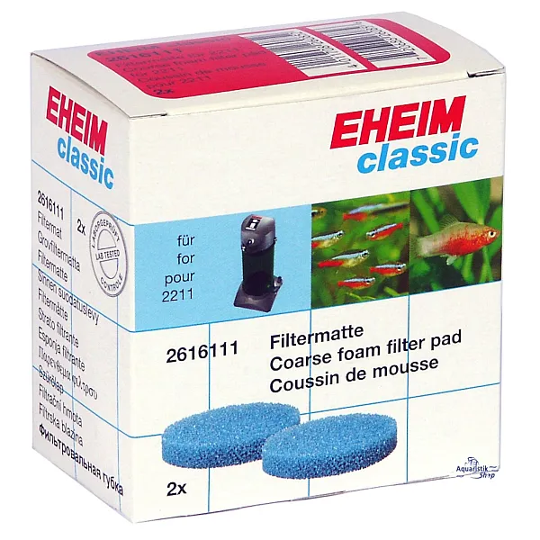 EHEIM σφουγγάρι για  2211 2 τεμ  9.5x9.5x6cm