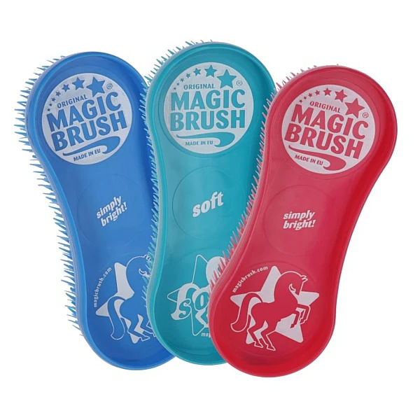 KERBL Σετ Βούρτσες Αλόγου MagicBrush Jellyfish 2 Βούρτσες και 1 Μαλακή Βούρτσα 