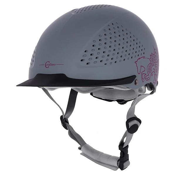 KERBL Κράνος Ιππασίας Beauty 2.0  Γκρί 52 - 54cm