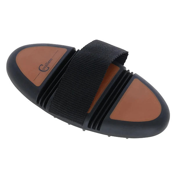 KERBL Covalliero Ξύστρα Nubbed Curry Comb Flex 2K brown/black 18.5*9,3 cm