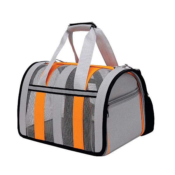 Epigasos Τσάντα Μεταφοράς Αεροπλάνου Traveler 48x27xΥ27 Γκρι Πορτοκαλί