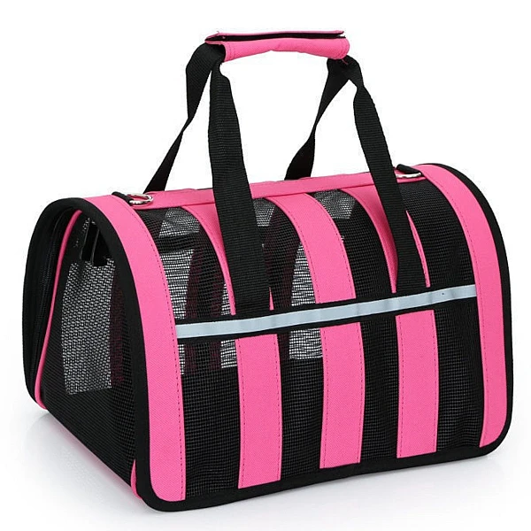 Epigasos Τσάντα Μεταφοράς Αεροπλάνου Traveler 48x27xΥ27 Ροζ Μαύρη