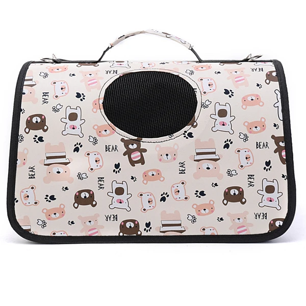 Epigasos Τσάντα Μεταφοράς Αεροπλάνου Nelly 52*22*Y29 Κρεμ Με Αρκουδάκια