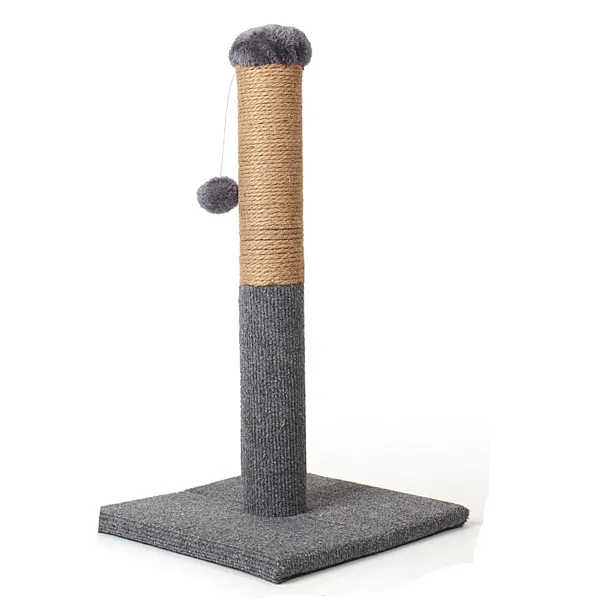 Γατόδεντρο Γκρί / Μπέζ 30*30*Υ52cm