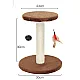 Γατόδεντρο Καφέ 30*30*Υ30cm
