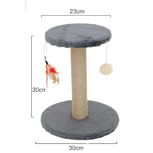 Γατόδεντρο Γκρί 30*30*Υ30cm
