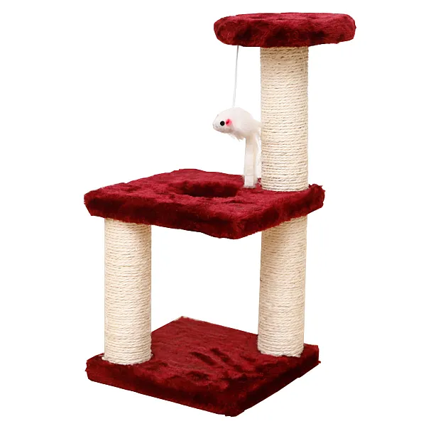 Γατόδεντρο 20*20*Υ40cm Κόκκινο