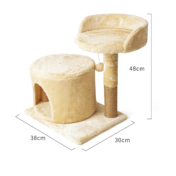 Γατόδεντρο Μπεζ 38*30*Y48cm