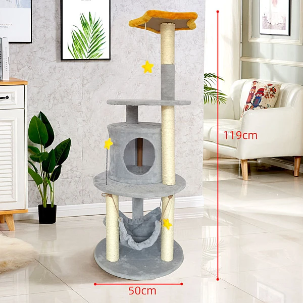 Γατόδεντρο Γκρι 50 * 50 * 119cm
