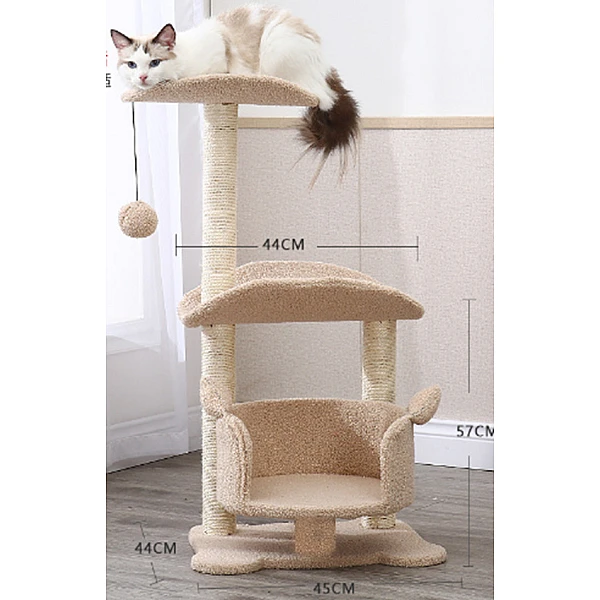 Γατόδεντρο Μπεζ 45*Y44*93cm