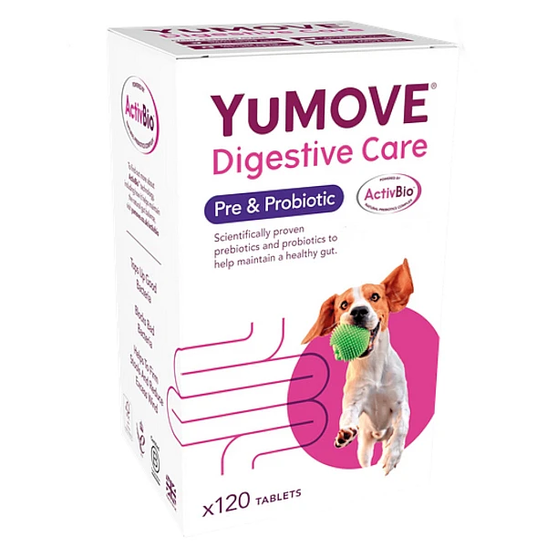 Lintbells YUMOVE Digestive Care και Προβιοτικά για ολους τους σκυλους 120τεμ