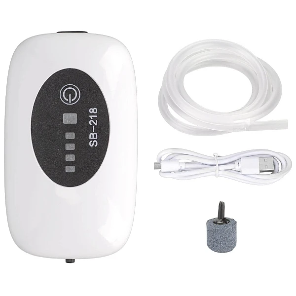 Επαναφορτιζόμενη Αεραντλία με Μπαταρία 2600mAh και Φόρτιση με Usb 30-50L,