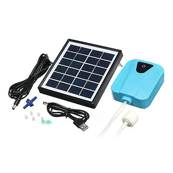 Epigasos Αεραντλία με Φωτοβολταϊκό 2L/min  2* 1800mAh