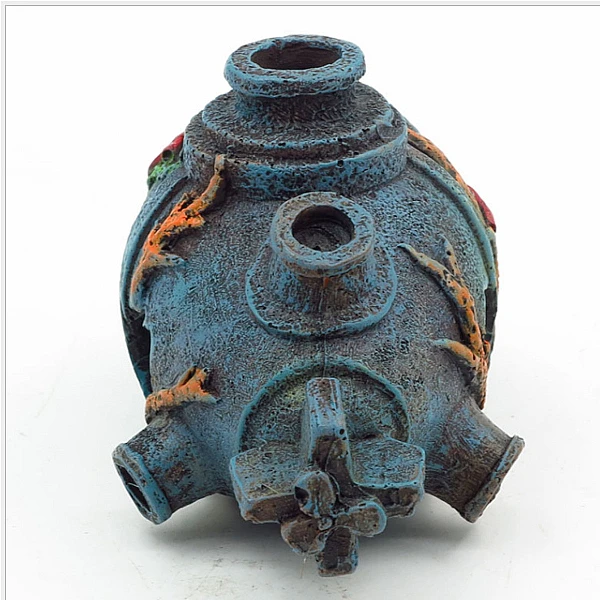 Διακοσμητικό Ενυδρείου Υποβρύχιο Μπλε 11x8x7cm 