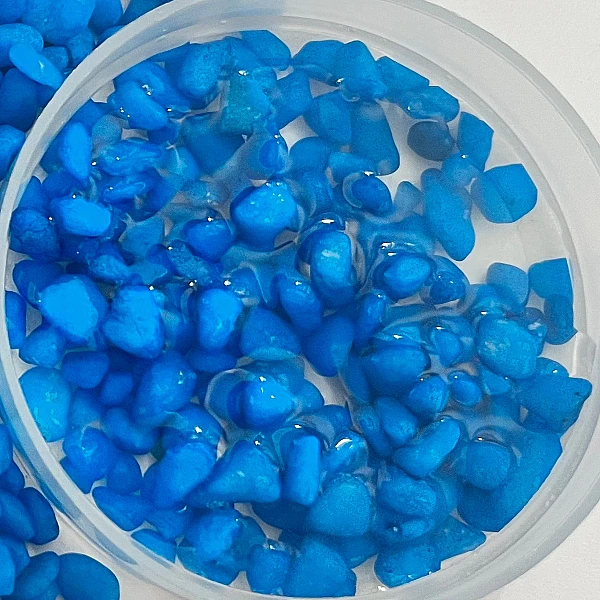 Epigasos Χαλίκι Ενυδρείου Μπλέ διάμετρο 1-3mm, 0.5kg 