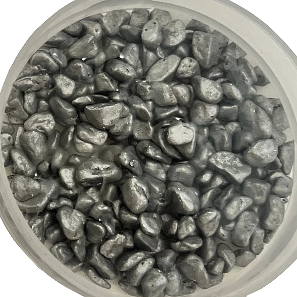 Epigasos Χαλίκι Ενυδρείου Ασημί διάμετρο 1-3mm, 0.5kg 