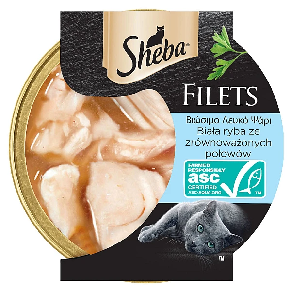 Sheba Fillets Λευκό Ψάρι 60gr