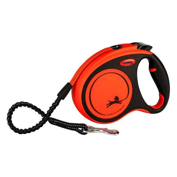 Flexi Πτυσσόμενο Λουρί/Οδηγός Σκύλου Ιμάντας Xtreme Medium 5m Πορτοκαλί έως 35kg 